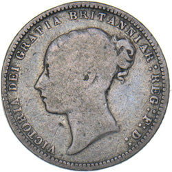 1869 Sixpence (Die no. 1) - Victoria British Silver Coin