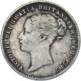 1874 Sixpence (Die no. 54) - Victoria British Silver Coin