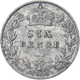 1900 Sixpence - Victoria British Silver Coin