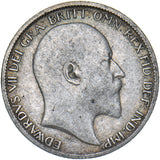 1903 Sixpence - Edward VII British Silver Coin