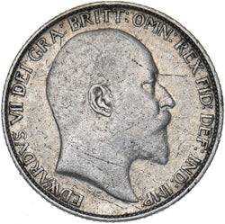 1908 Sixpence - Edward VII British Silver Coin