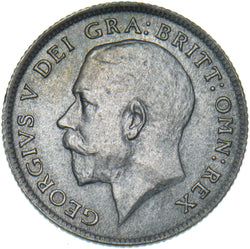 1920 Sixpence - George V British Silver Coin - Very Nice