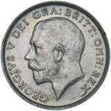 1921 Sixpence - George V British Silver Coin - Very Nice