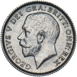 1924 Sixpence - George V British Silver Coin - Very Nice