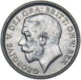 1925 Sixpence - George V British Silver Coin - Nice