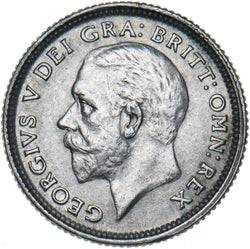 1927 Sixpence - George V British Silver Coin - Very Nice