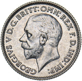 1930 Sixpence - George V British Silver Coin - Very Nice