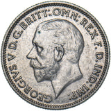 1935 Sixpence - George V British Silver Coin - Very Nice