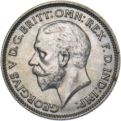 1935 Sixpence - George V British Silver Coin - Superb