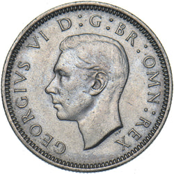 1952 Sixpence - George VI British  Coin - Nice