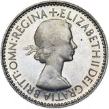 1953 Proof Sixpence - Elizabeth II British  Coin - Superb