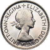 1953 Proof Sixpence - Elizabeth II British  Coin - Superb