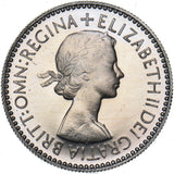 1953 Proof Sixpence - Elizabeth II British  Coin - Superb