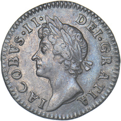 1686 Maundy Fourpence - James II British Silver Coin - Very Nice