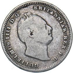 1835 Threepence - William IV British Silver Coin