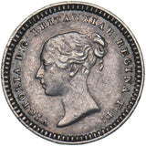 1839 Threehalfpence - Victoria British Silver Coin - Very Nice