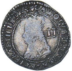 1660-2 Hammered Twopence (Halfgroat) - Charles II British Silver Coin - Nice