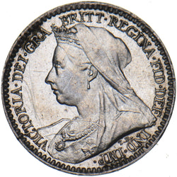 1897 Maundy Penny - Victoria British Silver Coin - Very Nice