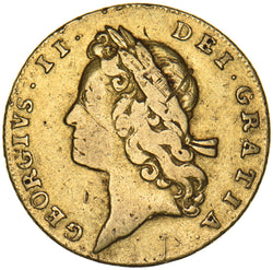 1731 Guinea - George II British Gold Coin - Nice