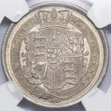 1820 Shilling (NGC MS 62) - George III British Silver Coin - Very Nice