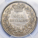 1838 Shilling (PGGS UNC Details) - Victoria British Silver Coin - Very Nice