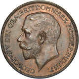 1926 Penny - George V British Bronze Coin - Very Nice