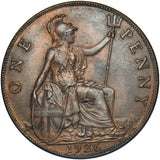 1926 Penny - George V British Bronze Coin - Very Nice