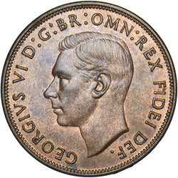 1951 Penny - George VI British Bronze Coin - Superb