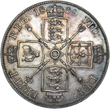 1889 Double Florin - Victoria British Silver Coin - Nice