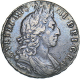 1697 N Halfcrown (Norwich Mint) - William III British Silver Coin - Nice