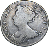 1708 E Halfcrown (Edinburgh Mint) - Anne British Silver Coin