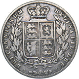 1849 Halfcrown - Victoria British Silver Coin