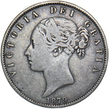 1879 Halfcrown - Victoria British Silver Coin