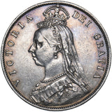 1887 Halfcrown - Victoria British Silver Coin - Nice