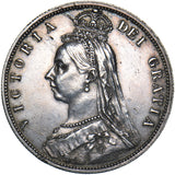 1887 Halfcrown - Victoria British Silver Coin - Nice