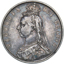 1888 Halfcrown - Victoria British Silver Coin - Nice