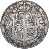 1905 Halfcrown - Edward VII British Silver Coin