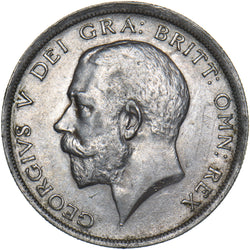 1918 Halfcrown - George V British Silver Coin - Very Nice