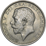 1920 Halfcrown - George V British Silver Coin - Very Nice