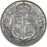 1921 Halfcrown - George V British Silver Coin - Very Nice