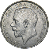 1923 Halfcrown - George V British Silver Coin - Very Nice