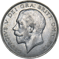 1924 Halfcrown - George V British Silver Coin - Nice