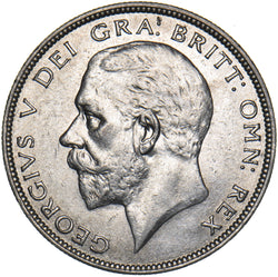 1928 Halfcrown - George V British Silver Coin - Very Nice