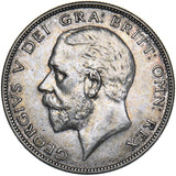 1933 Halfcrown - George V British Silver Coin - Very Nice