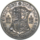 1933 Halfcrown - George V British Silver Coin - Very Nice