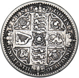 1849 Florin (WW Obscured) - Victoria British Silver Coin