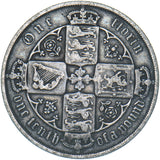 1886 Gothic Florin - Victoria British Silver Coin