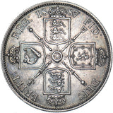 1887 Florin - Victoria British Silver Coin - Very Nice