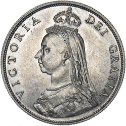 1887 Florin - Victoria British Silver Coin - Very Nice