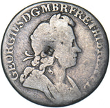 1723 SSC Shilling (2nd Bust) - George I British Silver Coin